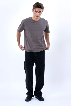Heavy Boxfit Tee - Dark Grey