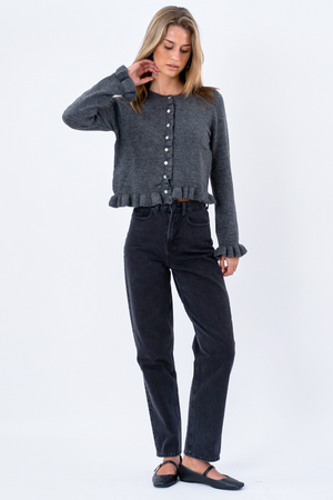 Flora Cardigan - šedá