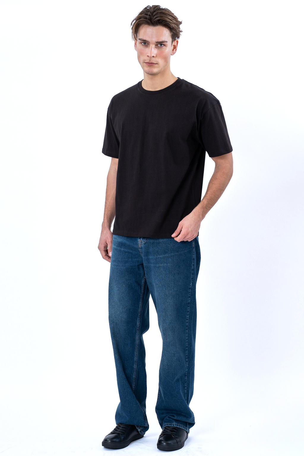 Heavy Boxfit Tee - Black