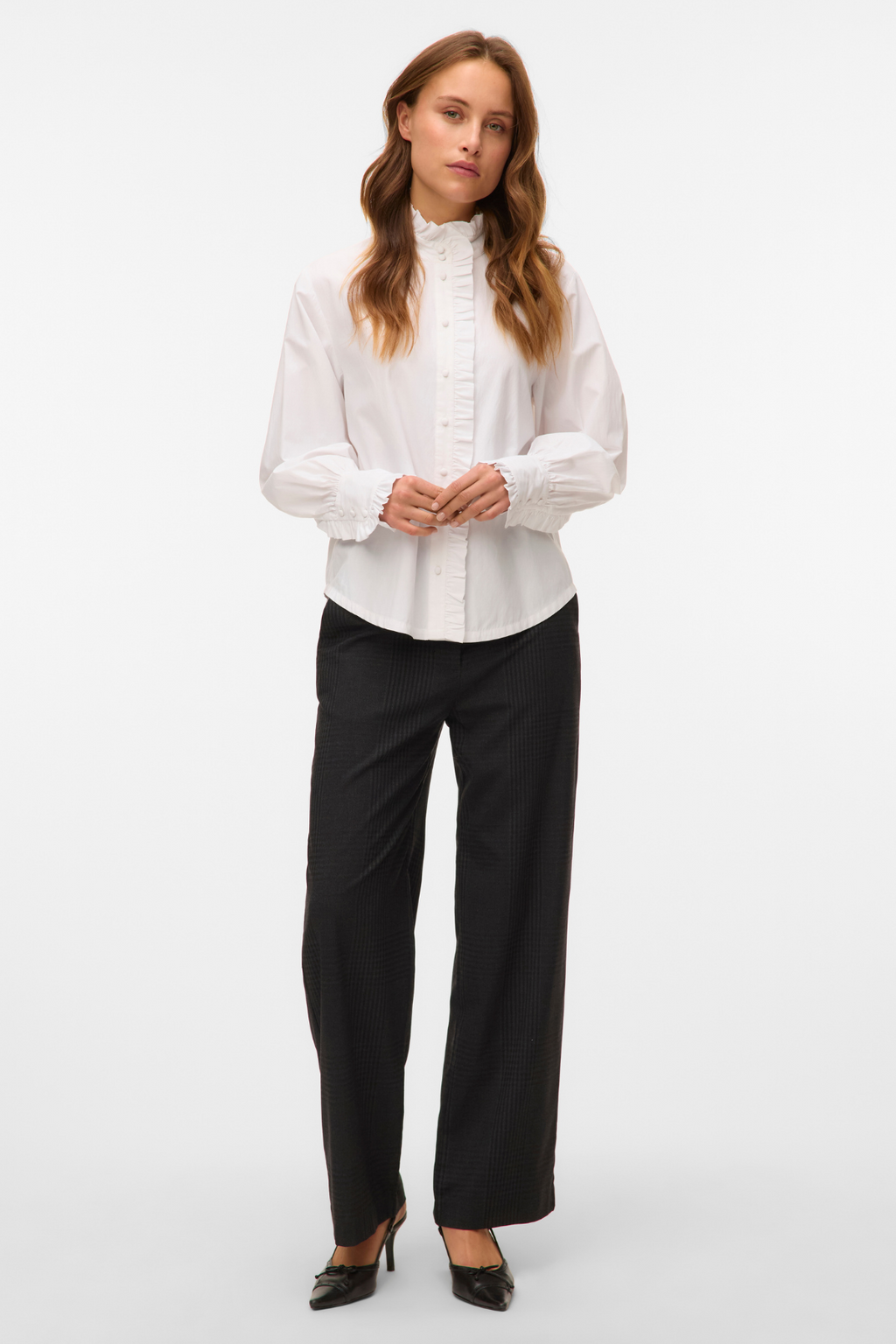 Fanni Ruffel Top - Snow White