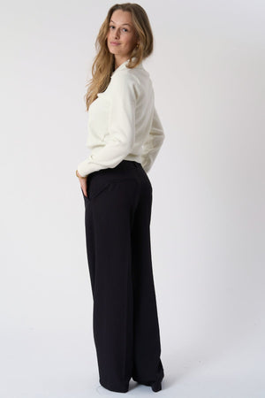 Léine Polo fad-sleeved - Ecru