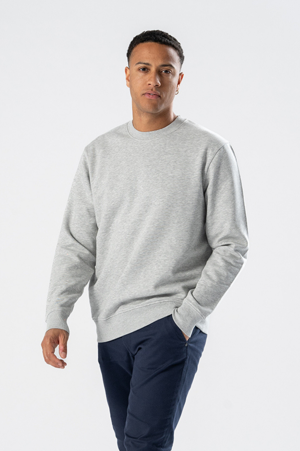 Mikina Crewneck - Ash Grey