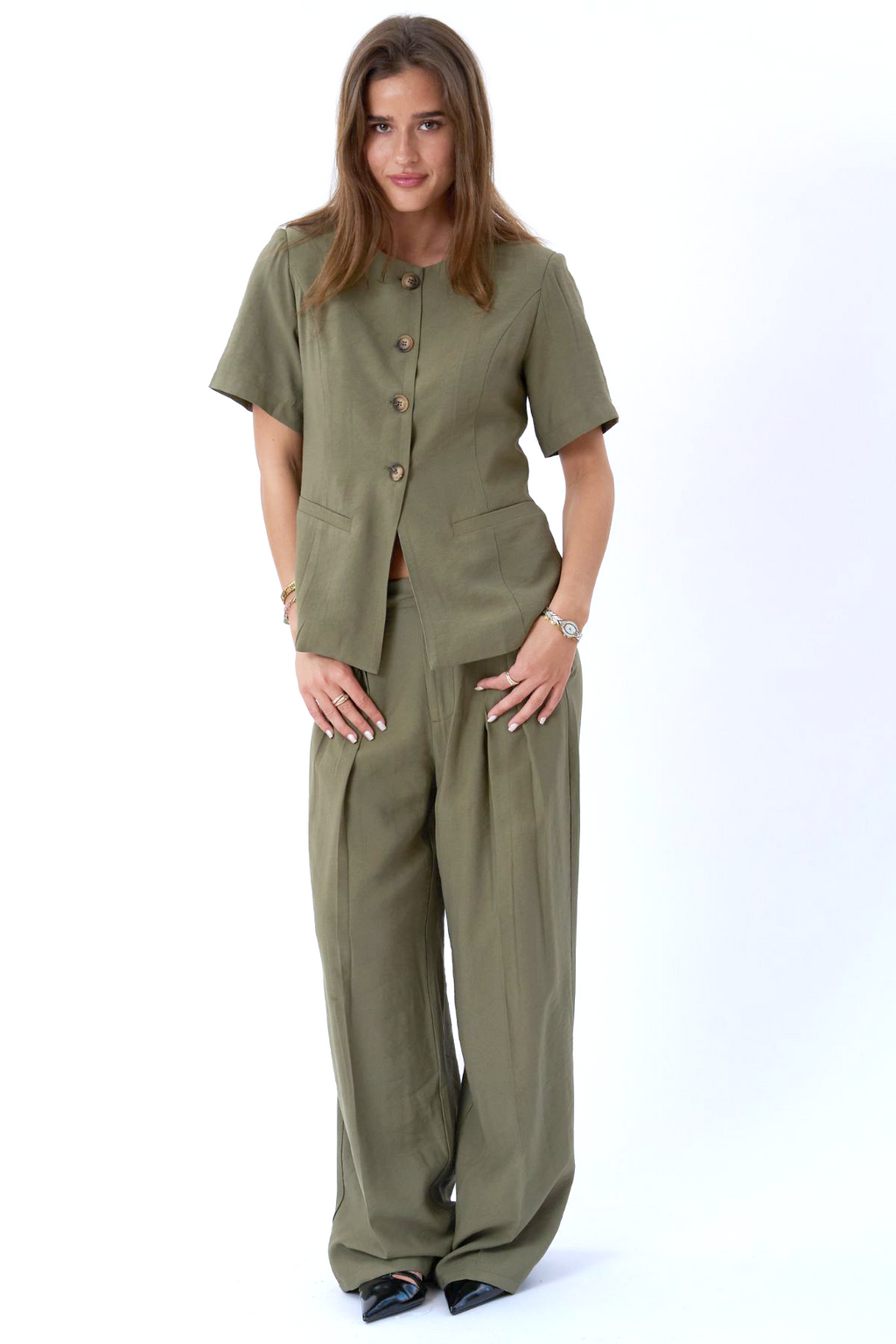 Isolde Pants - Olive