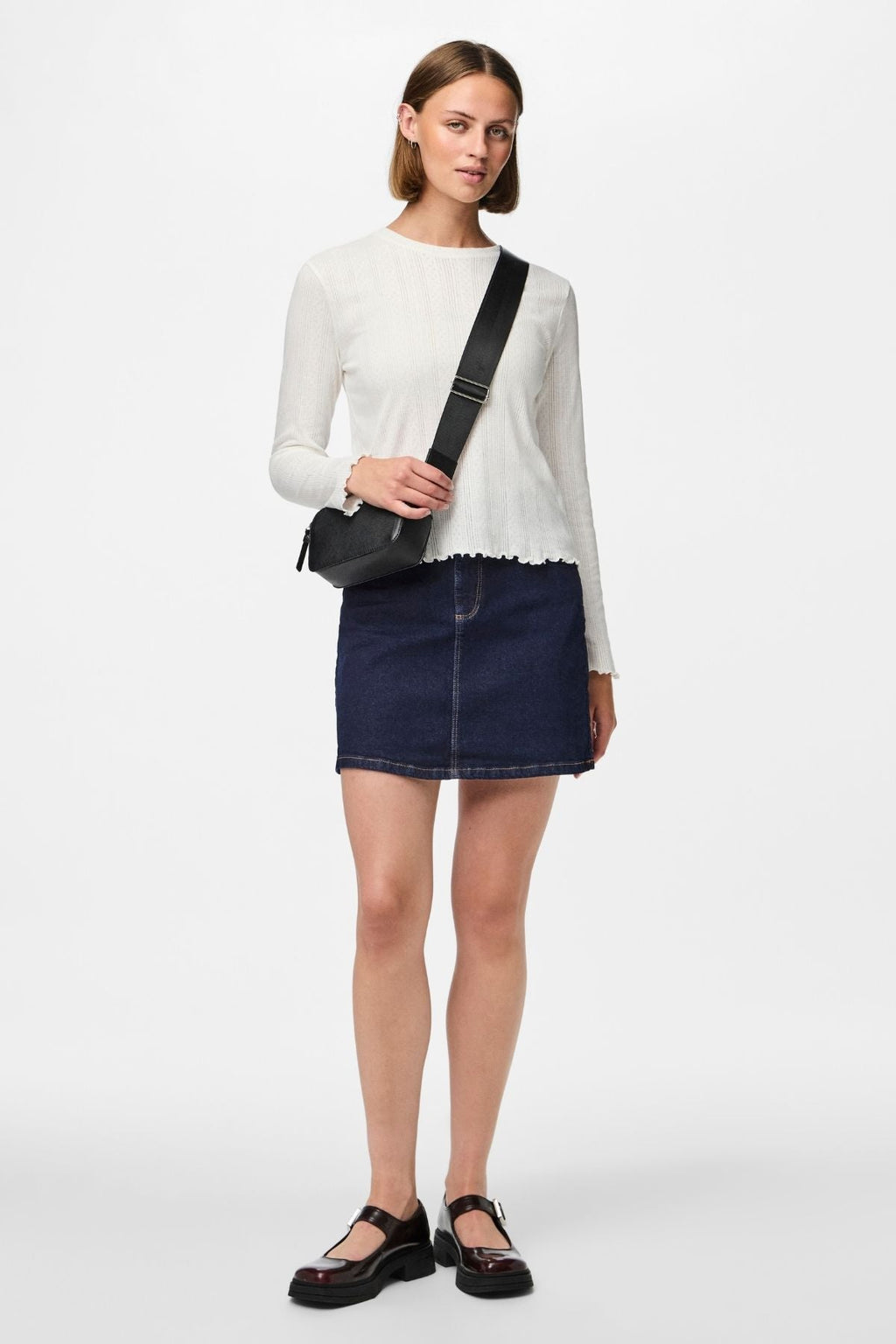 Marie O -Neck Poin Top - Rinceoir Cloud