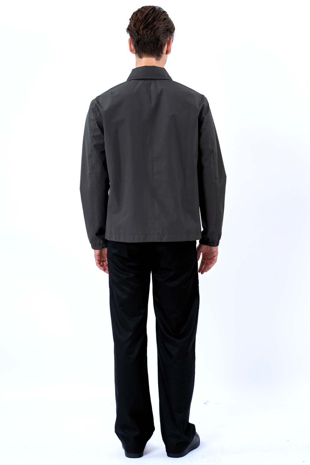 Short Zip Jacket - Grey
