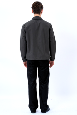 Short Zip Jacket - Grey