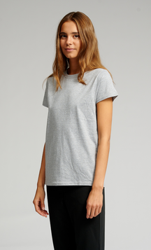 Basic T -léine - Oxford Gray