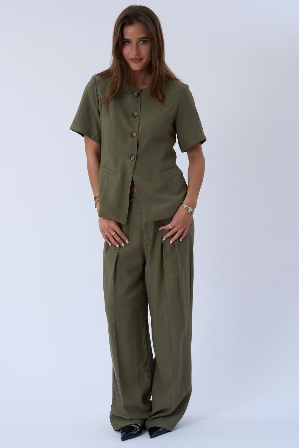 Isolde Pants - Olive