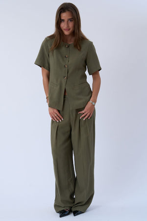 Isolde Pants - Olive