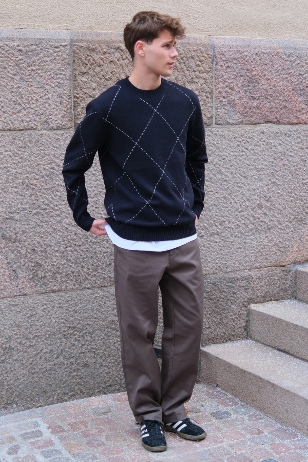 Díreach Cotton Chino - Olive