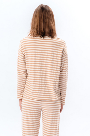 Stripped Shirt - Beige