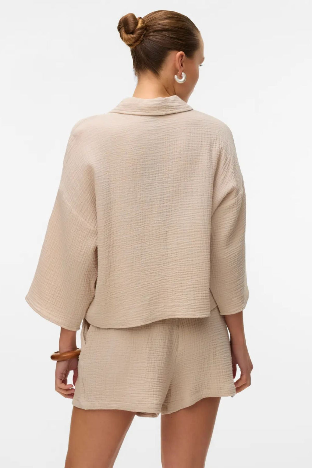 Natali Shorts - Líneáil Airgid