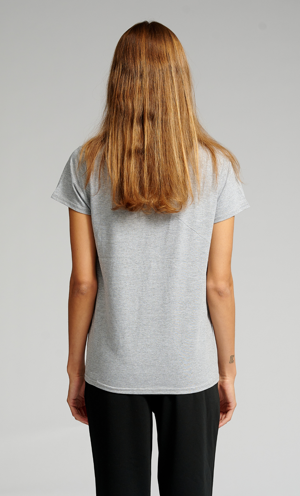 Basic T -léine - Oxford Gray