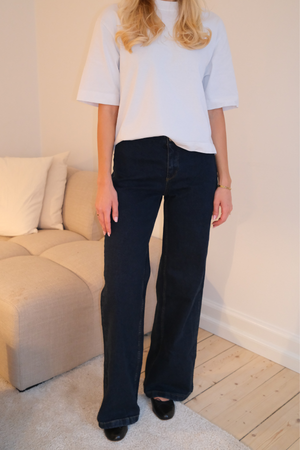 Široke traperice Miley - tamnoplave