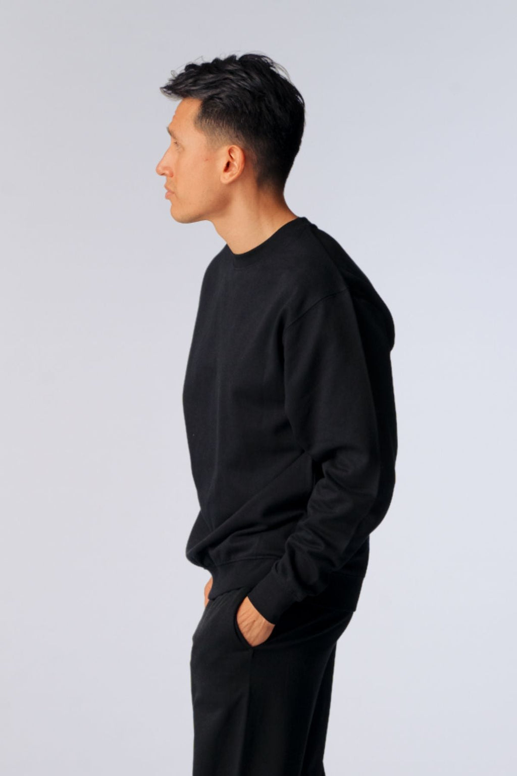 Sweatshirt bhunaidh - dubh