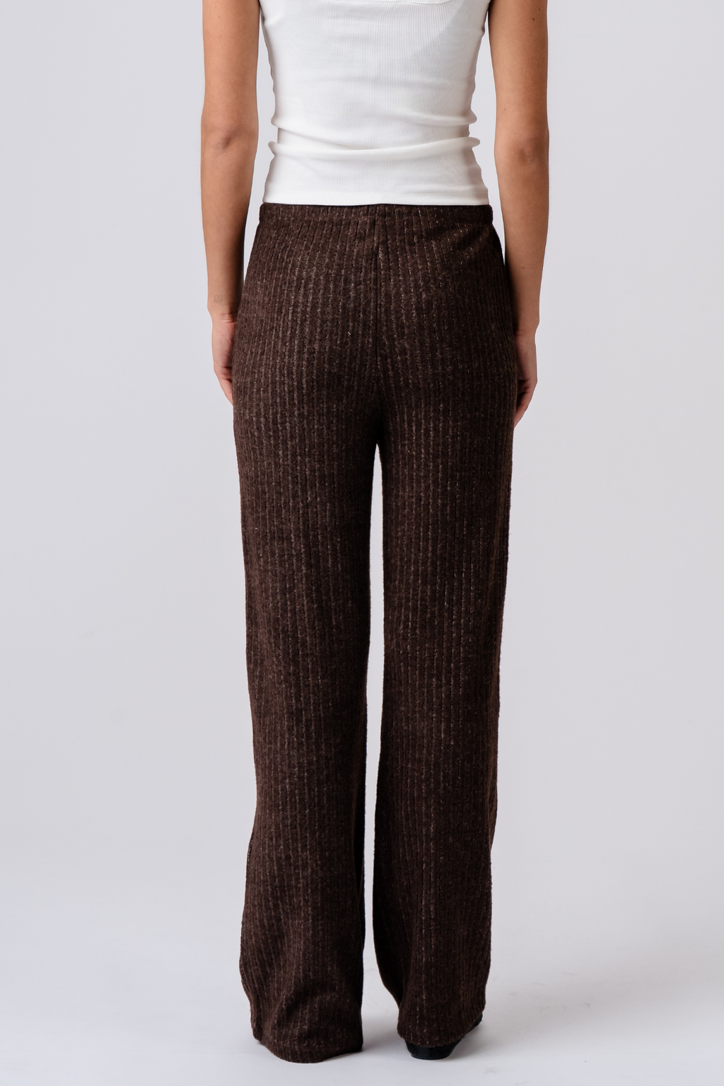 Ivy Knit Pants - Hnedá