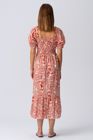 Lia Dress - červená