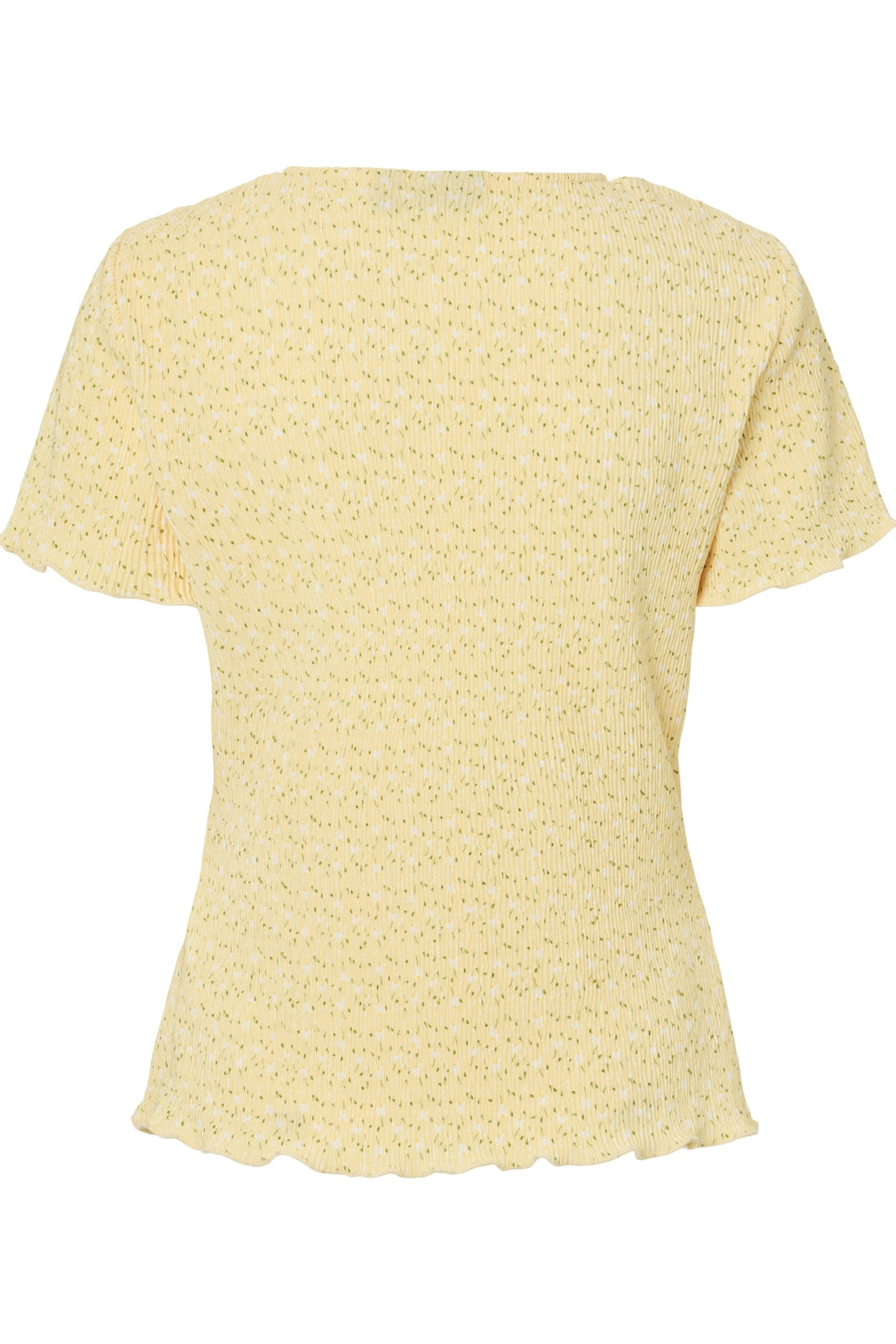 Flora O-Neck Top - French Vanilla