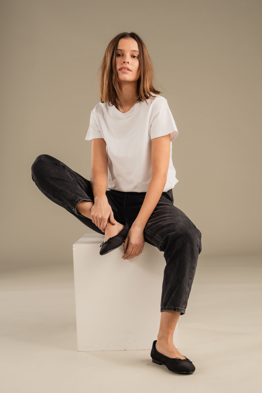 Originalna mama traperice - crni traper