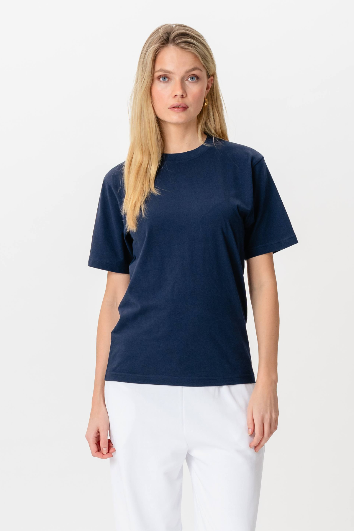Women Oversized T-shirt - Navy | TeeShoppen