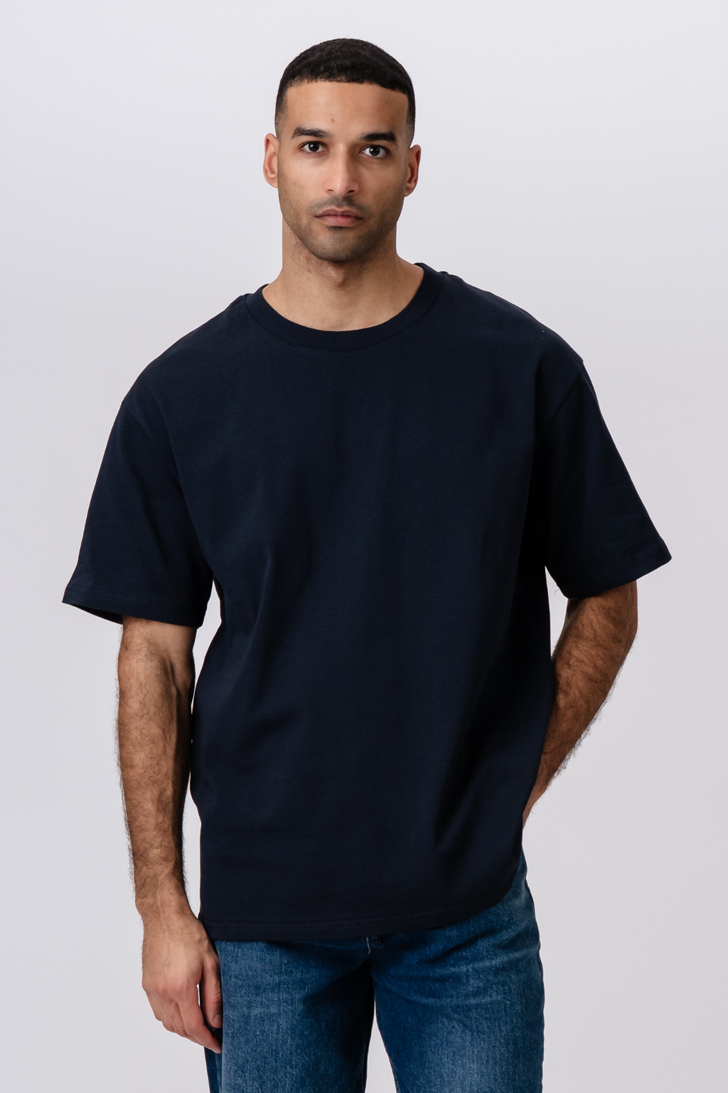T-léine Boxfit Trom - Navy