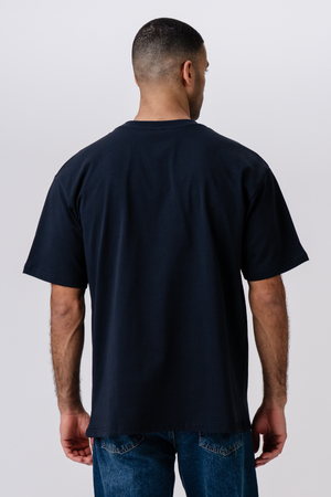 T-léine Boxfit Trom - Navy