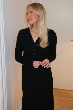 Pletená blúzka Nova Tie - Čierna