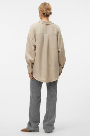 Melaney Queeny košulja - oblačan melange