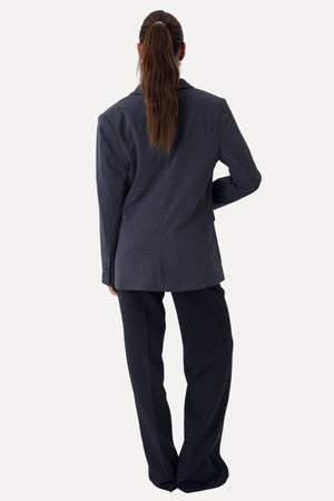 Blazer oiriúnach clasaiceach - Dark Grey