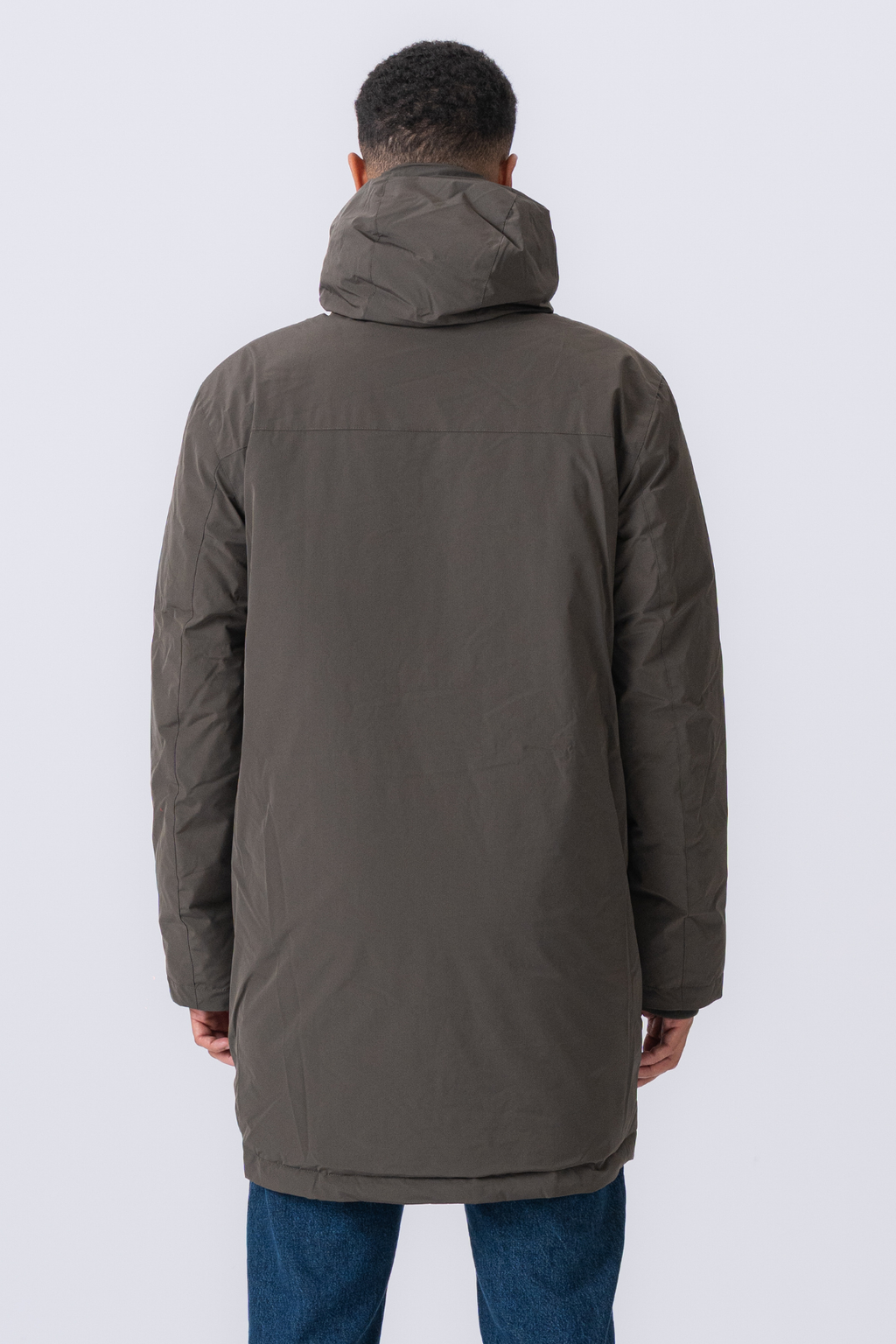 Edmund Long Parka Jacket - Black