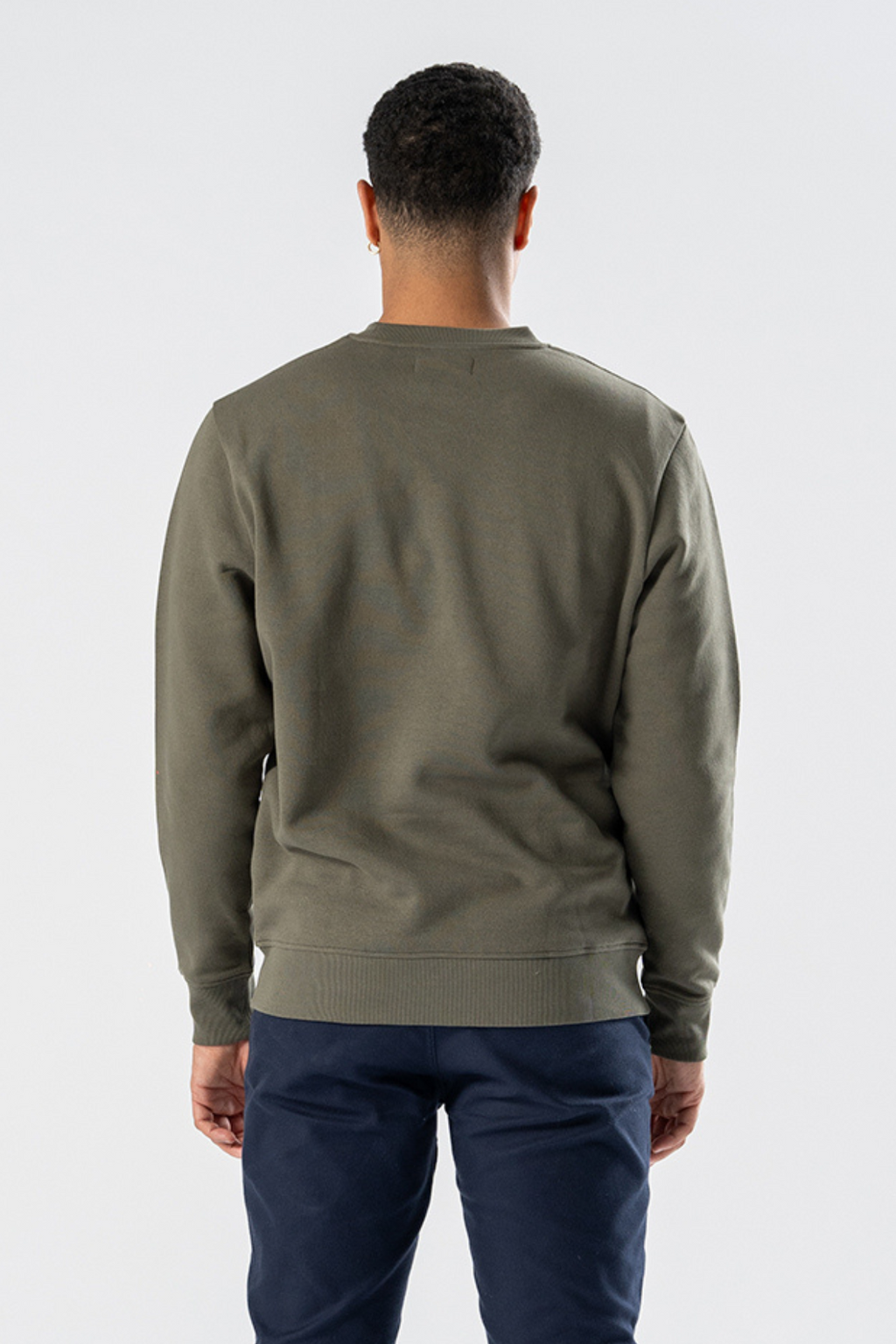 Mikina Crewneck - Army Green