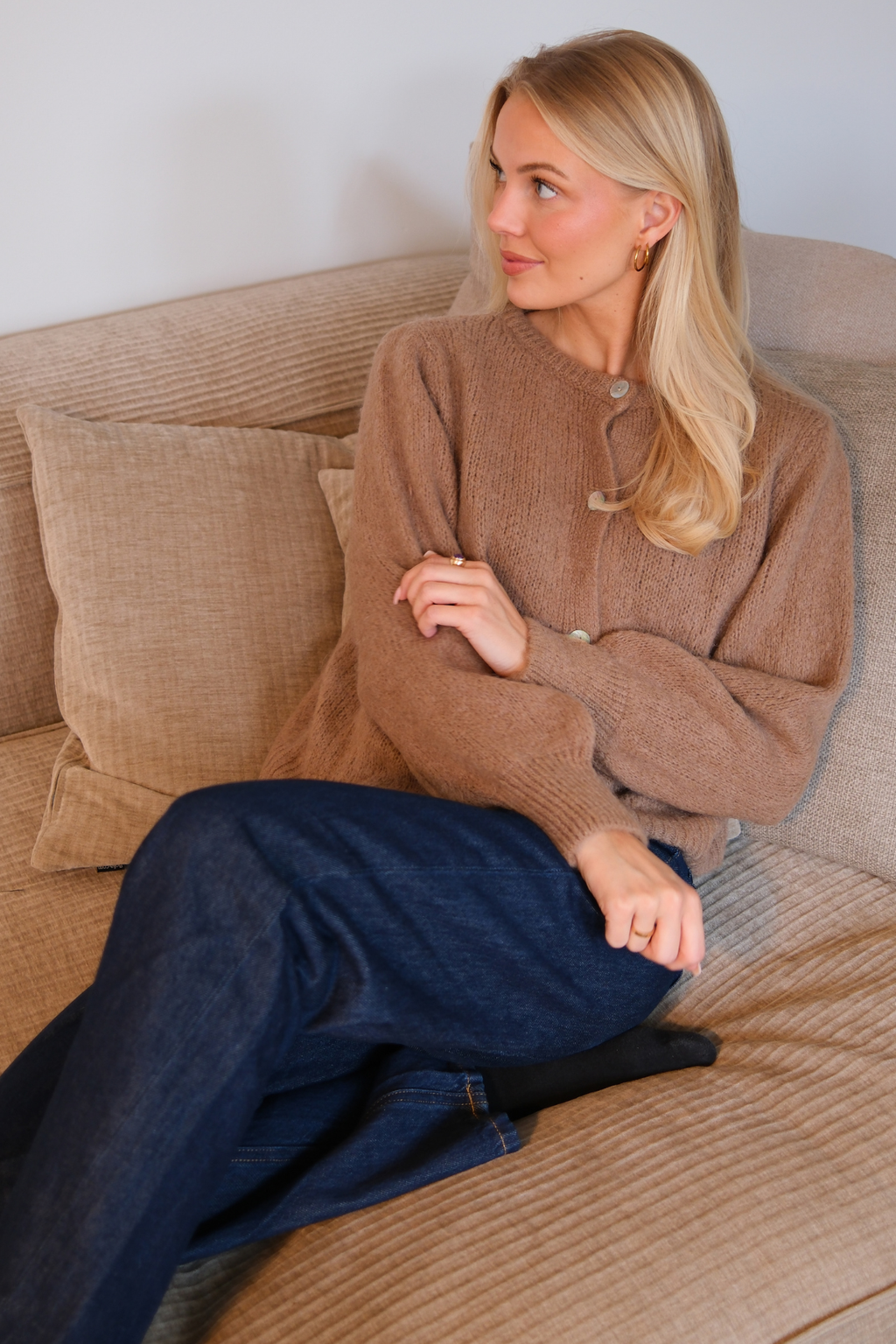 Anna Cardigan - Hnedá