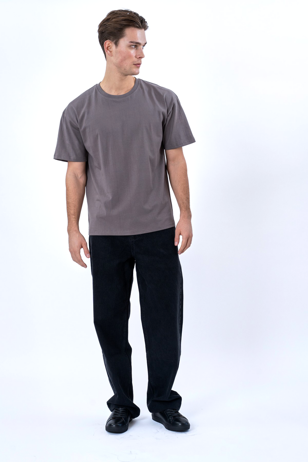 Heavy Boxfit Tee - Dark Grey