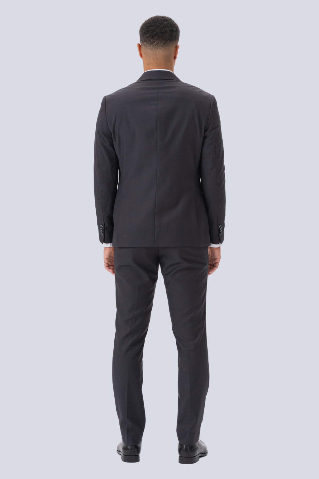 Premium Culaith dúbailte-breasted (dubh)