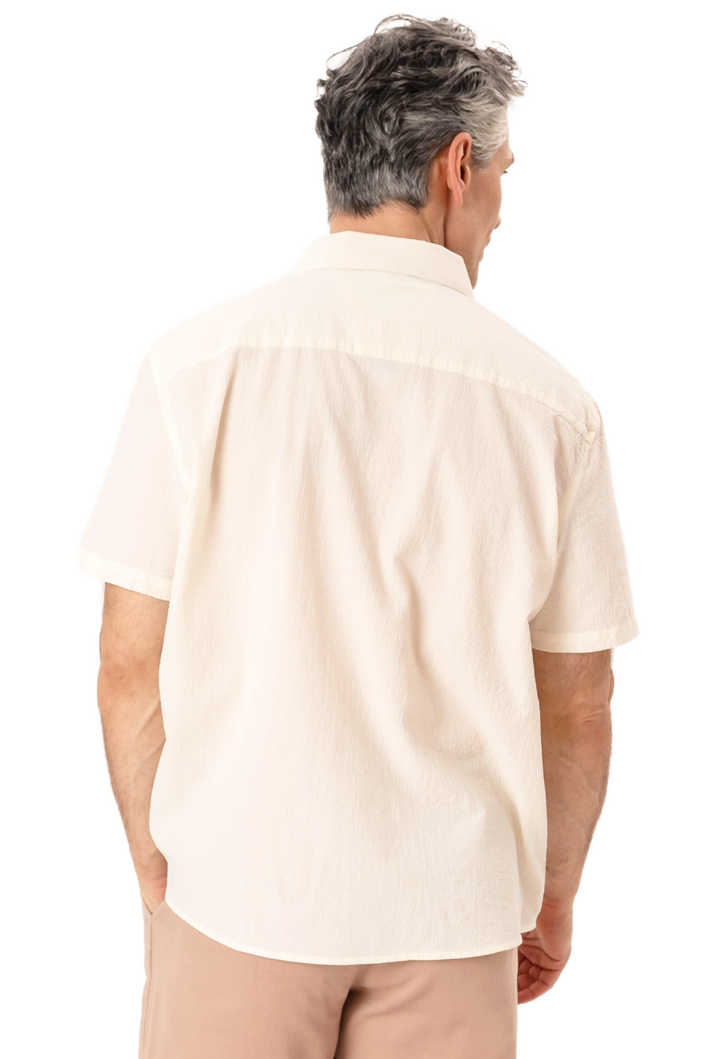 Avan Short-sleeved Shirt - Vanilla Ice