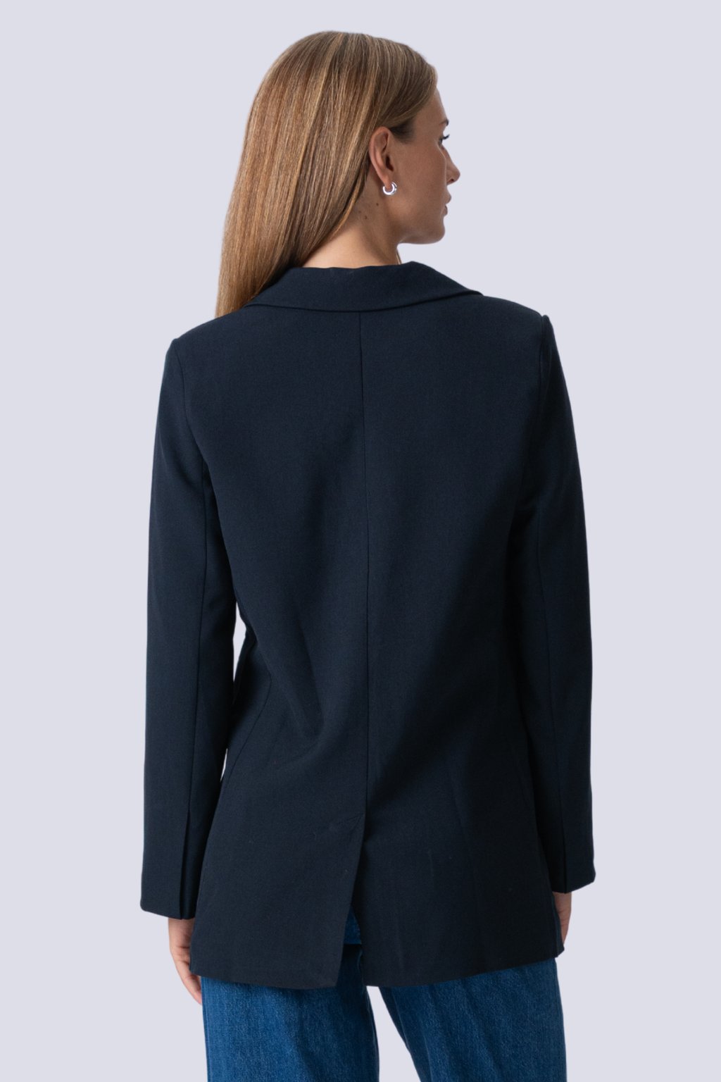 Claire Oversized Blazer - mornarica