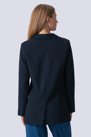 Claire Oversized Blazer - mornarica