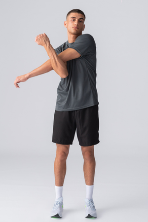 T -léine oiliúna - liath dorcha