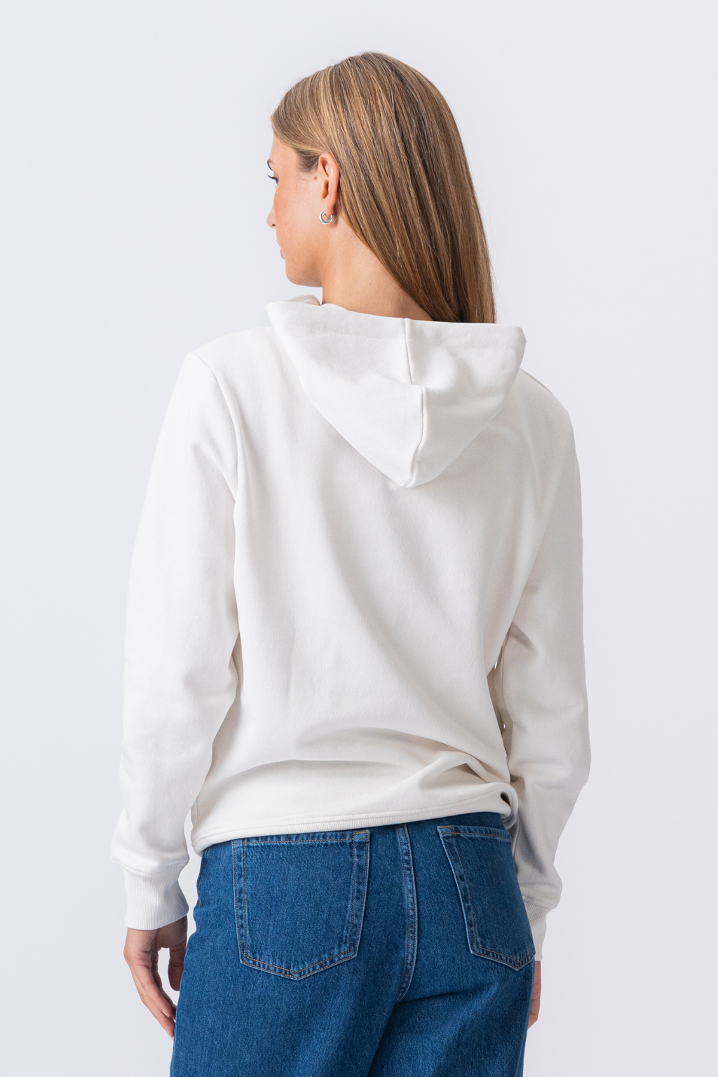 Hoodie Sweatshirt - Beige