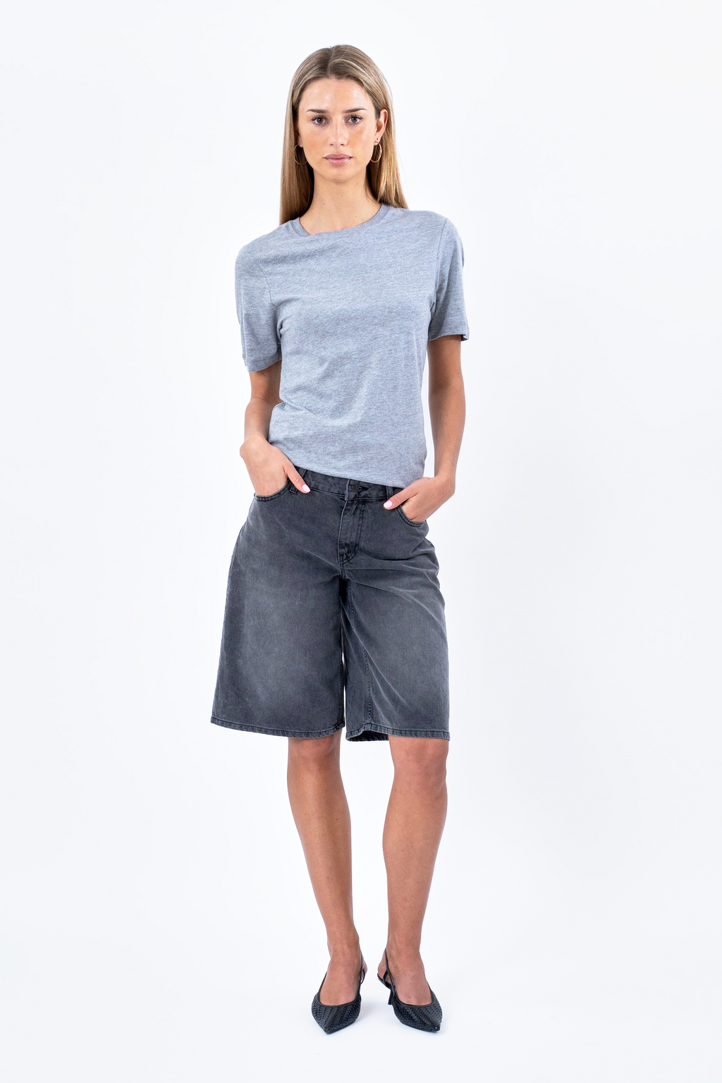 Boyfriend Tee - Gray