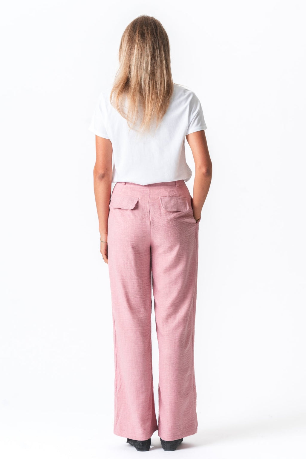 Emma Pants Loose - Light Pink