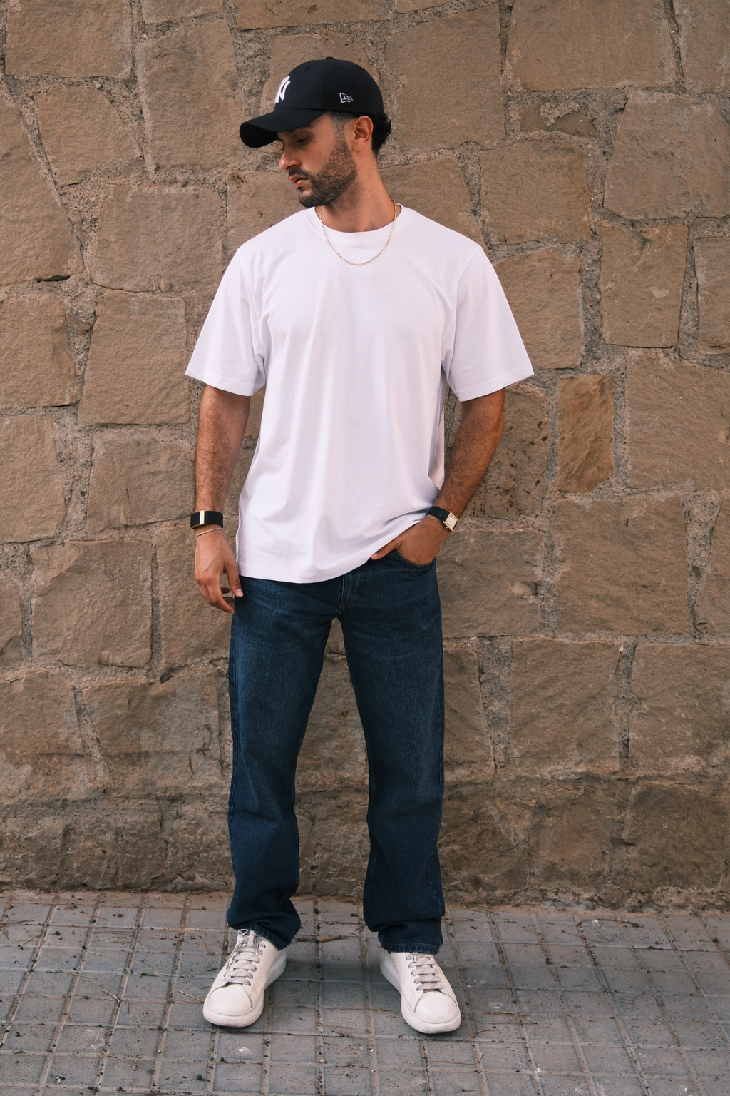 Heavy Boxfit Tee - White