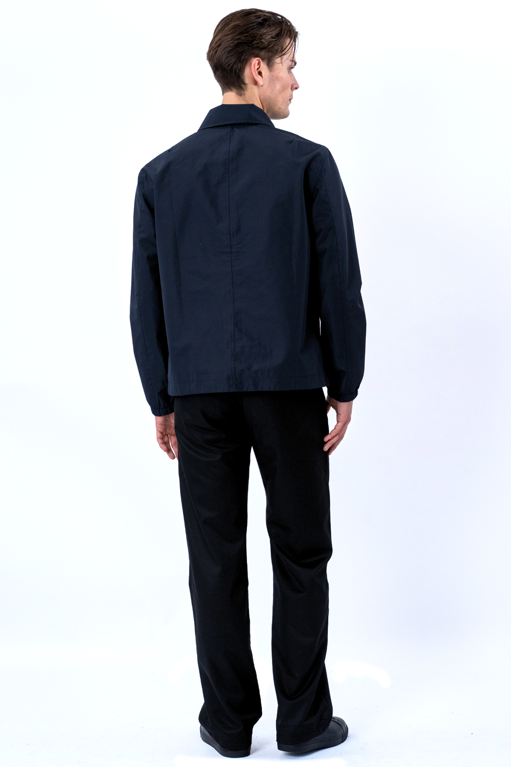 Kratka jakna s patentnim zatvaračem - tamnoplava