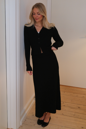 Pletena suknja Nova - crna