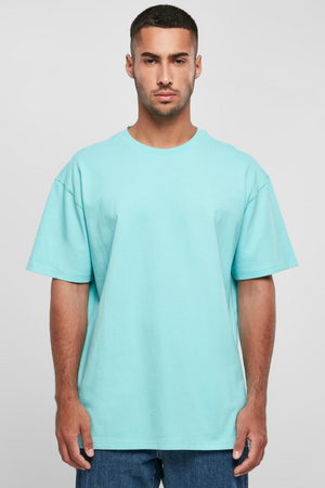 Heavy Oversized T-shirt - Beryl Blue