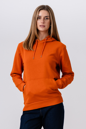 Boyfriend Sweat Hoodie - Orange