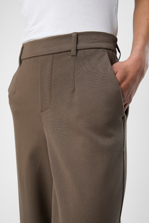 Široke hlače Lisa - Morel