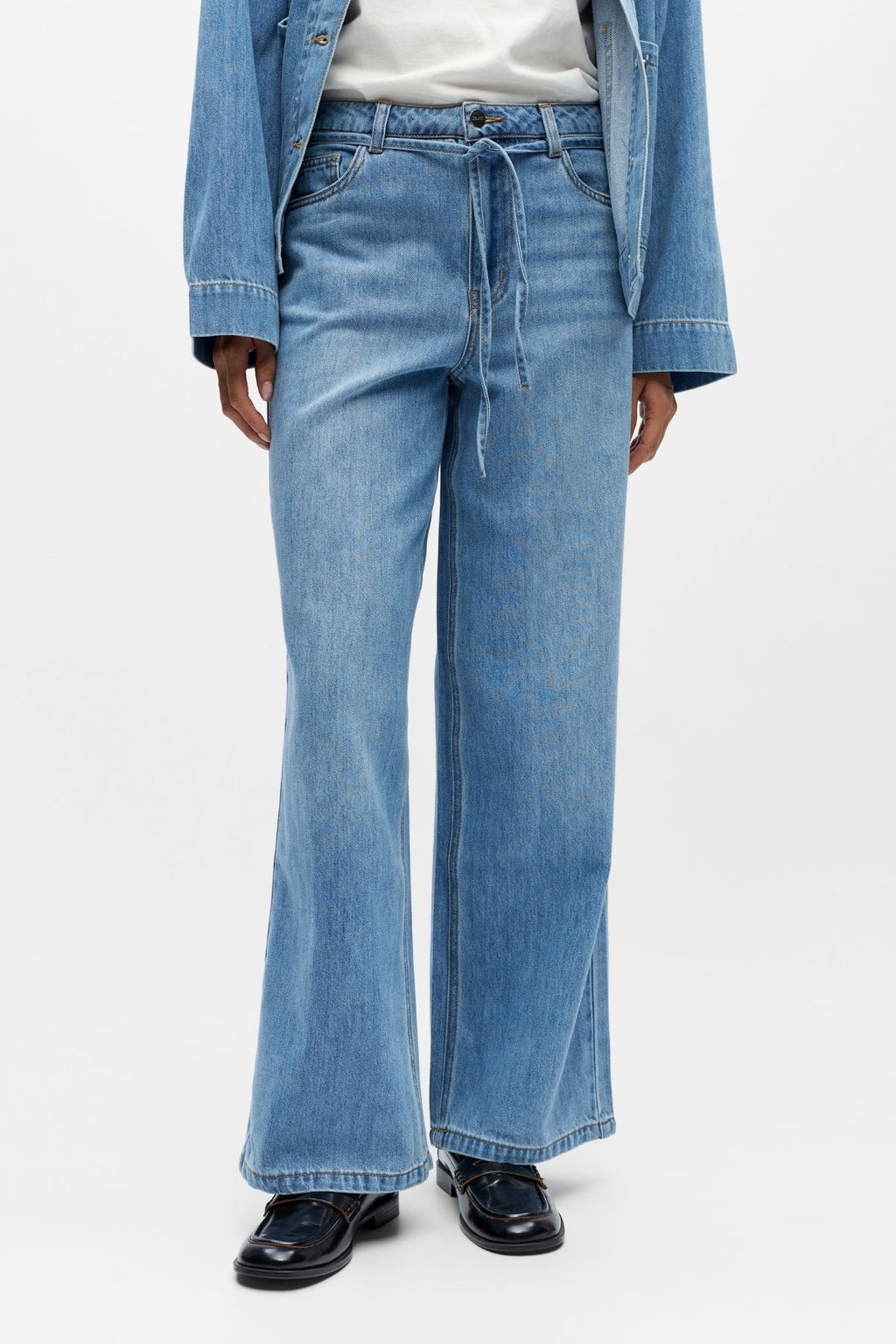 Rosie Wide Jeans - svetlomodrá džínsovina