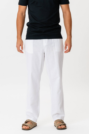 Linen Pants - White
