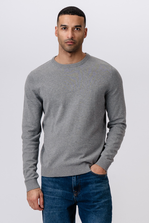 Pullover Roundneck - Gray Melange